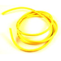 Cable silicone 14awg jaune fluo 1 metre