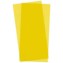 Plaques transparentes jaunes 150x300x0.25mm Evergreen