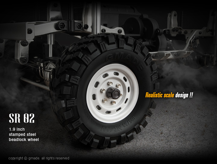 Jantes beadlocks 1.9 SR03 noir mat #GM70184 – Image 6