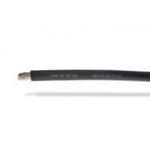 Câble silicone 14AWG (2,12mm²) noir - 1m