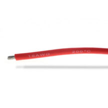 Câble silicone 16AWG (1,32mm²) rouge - 1m
