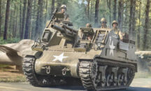 Maquette de tank M7 Priest Gun Motor Carriage 1/35