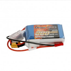 Batterie LI-PO Gens Ace 11.1v 25c 3s 800mah Bec #GEN-B-45C-800-3S1P