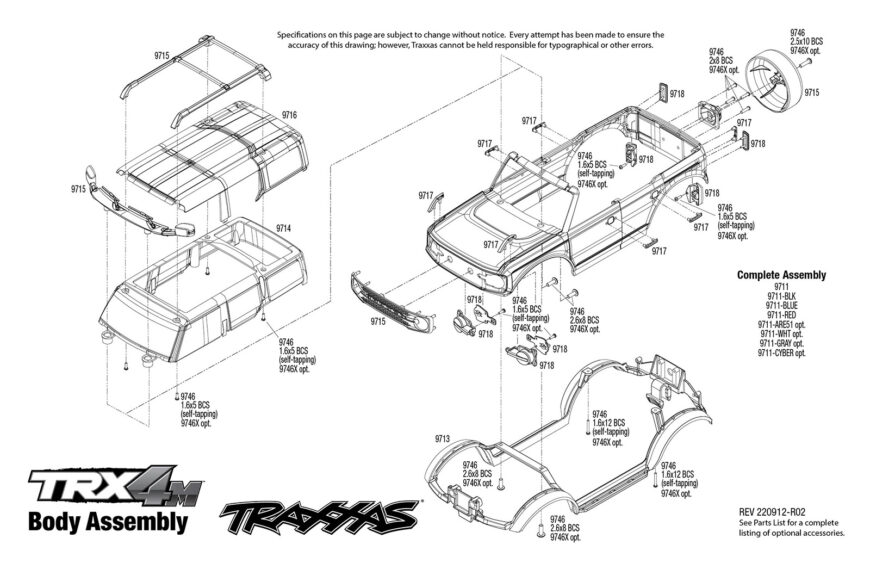 TRX-4M FORD BRONCO 1/18 Rouge #TRX97074-1-RED – Image 5