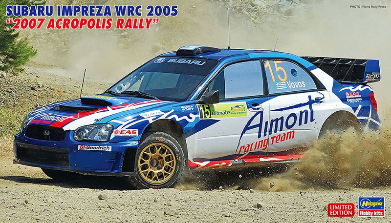 Maquette de Subaru Impreza WRC 2005 Acropole 2007 1/24