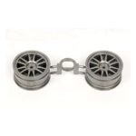 TAMIYA JANTES JEU 1:10 ADVAN MITSUBISHI LANCER EVO V 26MM 2 jantes # 0444429 #TAM-0444429