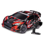 TRAXXAS FORD FIESTA RALLY BRUSHLESS 1/10 BL-2S RTR 74154-4 ROUGE #TRX74154-4-RED