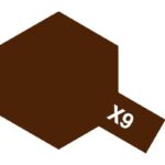 TAMIYA 81509 PEINTURE ACRYLIQUE X-9 BRUN BRILLANT / BROWN 10ML