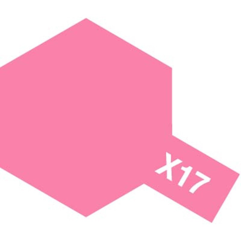 TAMIYA 81517 PEINTURE ACRYLIQUE X-17 ROSE BRILLANT / PINK 10ML