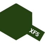 TAMIYA 81705 PEINTURE ACRYLIQUE XF-5 VERT MAT / FLAT GREEN 10ML
