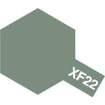 TAMIYA 81722 PEINTURE ACRYLIQUE XF-22 GRIS MAT RLM / RLM GREY 10ML
