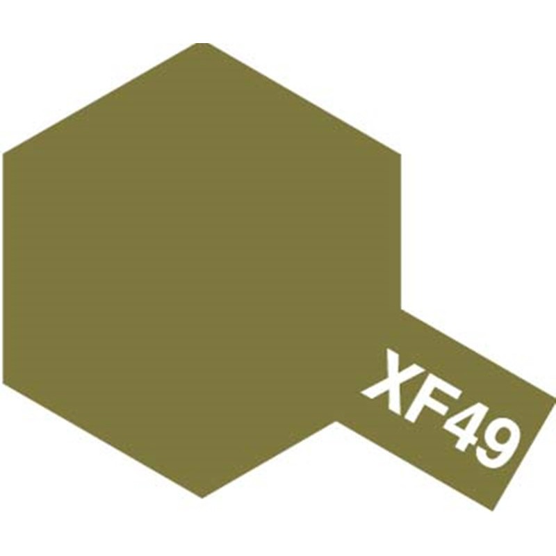 TAMIYA 81749 PEINTURE ACRYLIQUE XF-49 KAKI MAT / KHAKI 10ML