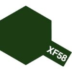 TAMIYA 81758 PEINTURE ACRYLIQUE XF-58 VERT OLIVE FONCÉ / OLIVE GREEN 10ML
