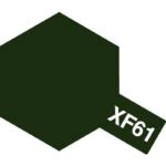 TAMIYA 81761 PEINTURE ACRYLIQUE XF-61 VERT FONCÉ MAT / DARK GREEN 10ML