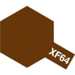 TAMIYA 81764 PEINTURE ACRYLIQUE XF-64 ROUGE BRUN MAT / RED BROWN 10ML