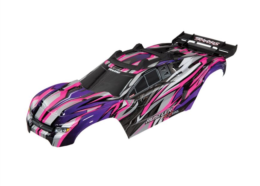 Traxxas TRX6717P Karo Rustler 4x4 VXL rose #TRX6717P