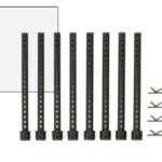 Tamiya Rallonges Plots de Carrosseries + Clips (x12) TT-01 54604 #TAM54604
