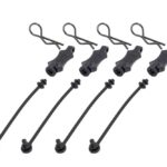 Clips de fixation de carrosserie + clips (4 pièces)