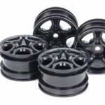Jantes 5 branches double, Alfa Mito, Mazda 2, Suzuki Swift - TAMIYA 51659 #TAM51659