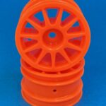 Jantes 11 branches orange T3-01 (x 2) - TAMIYA 54913 - 1/10 #TAM54913
