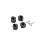 4 Hexagones + clavettes de roues Funtek STX - FTK-21005