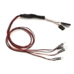 Eclairage LED Light Unit Diam.5 - L=400 - 2 Claires Halogen/2 rouge K.97054-4HR