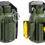 Grenade Fragmentation Nuke Ananas 144 Billes Spring ADG Airsoft - Olive