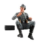 Figurine 1/16 natation voiture opérateur radio air force gris