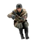 Figurine de natation, voiture de tir, parachutiste, hiver, 1/16