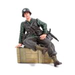 1/16 Figurine Capitaine US Infanterie Assis