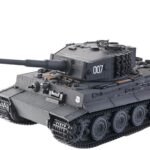 Char RC German Tiger I Camouflage 1/24 RTR Taigen GREY