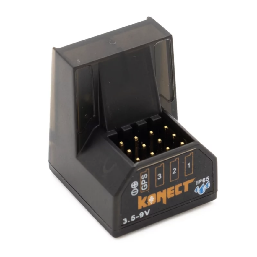 Mini récepteur étanche RG4CHWP 4 voies pour Radio Konect X9S - KN-XR-RG4CHWP