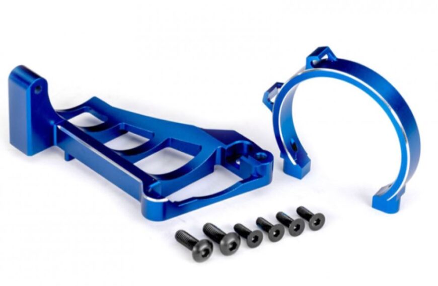 Supports de moteur avant et arrière Traxxas en aluminium - Maxx Slash #TRX10262