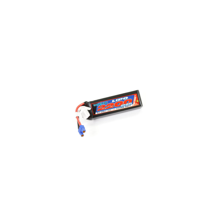 Batterie Lipo Voltz 2200mah 11.1V 30C avec EC3