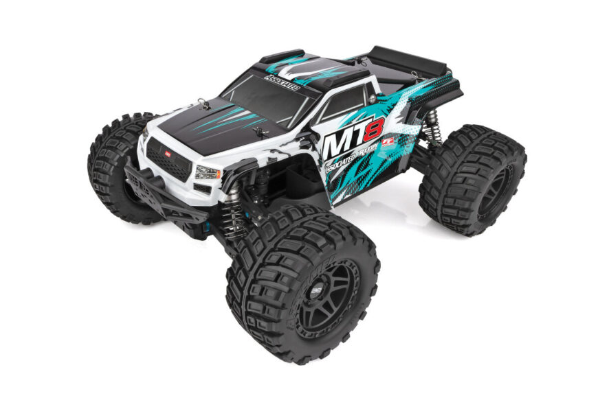 Team Associated 20521 Rival MT8 Teal Prêt à partir