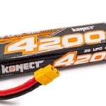 Konect Lipo 4200mah 7.4V 40C 2S1P 31Wh (Round Case XT60)