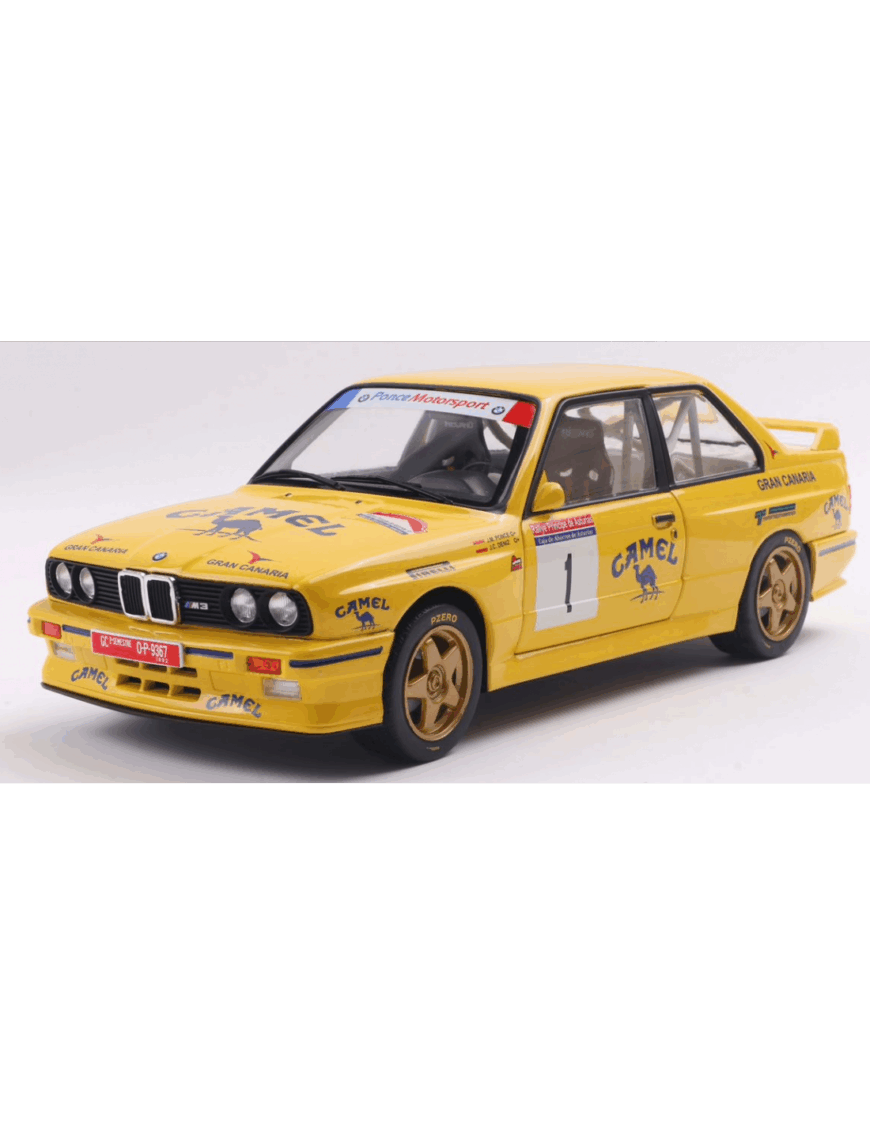 BMW E30 M3 Gr A No 1 Ponce Rally Asturias 1992 1/18 - S1801528 SOLIDO