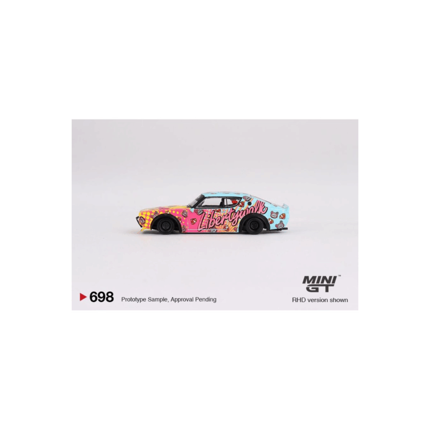 Mini gt 698 miniature nissan skyline kenmeri liberty walk lbwk kuma 1/64 – Image 2
