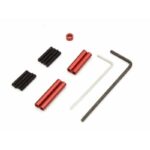 KYOSHO BIELLETTES ALU ANODISE Mini-Z 4X4 MX01 - WB 110mm, MXW001R