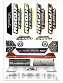 Planche stickers Rogue Terra Jaune / Orange