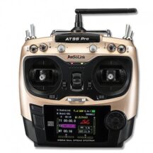 AT9S Pro 10/12-Channels radio (Mode 2) with R9DS Receiver