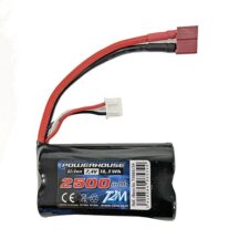 T2M batterie Li-Ion 7,4V 2500mAh pour Pirate Buster