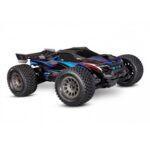 Traxxas 108076-1-BLUE MINI-XRT 3S 4x4 1:16 Monster-Truck RTR Brushless, HD, BLEU avec 2S Lipo/chargeur