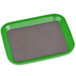 T2M plateau magnétique en alu vert pour visserie