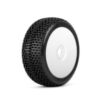 Pneus Jetko Buggy JK1009CSSRW 1:8 J One Composite S.Soft(2) jantes evo blanches