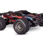 Traxxas 108076-1-RED MINI-XRT 3S 4x4 1:16 Monster-Truck RTR Brushless, HD, rouge avec 2S Lipo/chargeur