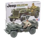 Maquette Jeep Willys MB avec conducteur & décalques pour 5 versions
