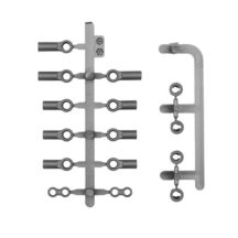 TEAM ASSOCIATED TC8 BALL CUPS/ARM B ALL INSERTS/ANTI-ROLL BAR LINK AS32075