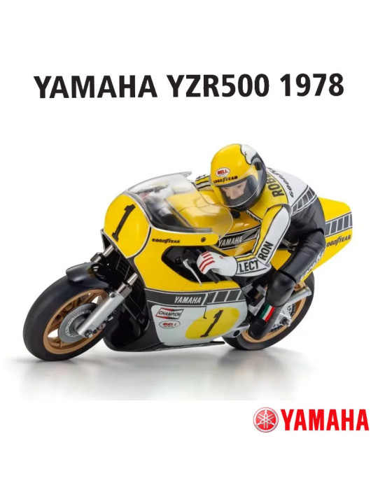 Motos électriques radiocommandées à l'échelle 1:8, série Hanging On Racer, YAMAHA YZR500 1978, kit 34936T1 – Image 4