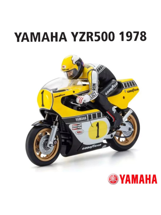Motos électriques radiocommandées à l'échelle 1:8, série Hanging On Racer, YAMAHA YZR500 1978, kit 34936T1 – Image 2